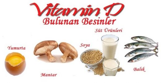 D3 Vitamini Hangi Besinlerde Bulunur